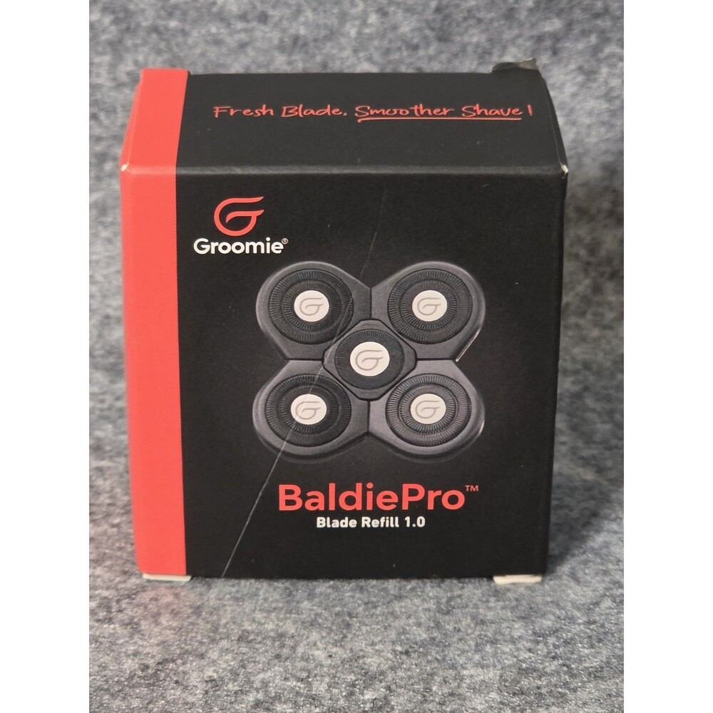 Groomie BaldiePro Blade Refill 1.0 – 5-Blade Replacement – New